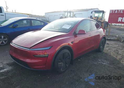 2026 Tesla Model Y Long Range Launch Series/Premium All-Wheel Drive from USA, damaged, VIN 7SAYGDEE4TF354381